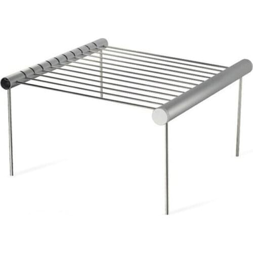 Portable Camping Grill Folding Mini Stainless Steel Barbeque Grill for Backpacking Backyards ASD88