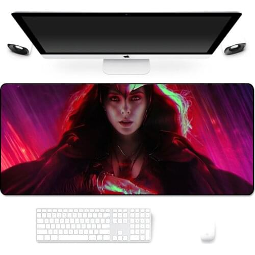 Marvel Wanda Vision Anti-Slip Durable Rubber Large Gaming Mouse Pad Computer Gamer Keyboard Mouse Mat Mousepad for PC Desk Pad