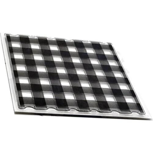 Plaids Buffalo Check Clear Stamp /Seal for DIY Scrapbooking/photo Album Decorative Clear Stamp Sheets 2021 New