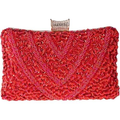 Luxury Diamond Evening Bags Black Silver Rhinestone Ladies Dinner Purse Wedding Clutch Bag Beaded Stone Handbags