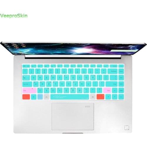 For Xiaomi Pro 15.6"Notebook Win 10 Intel Silicone Backlight Backlit Hollow Out Keyboard Skin Protector