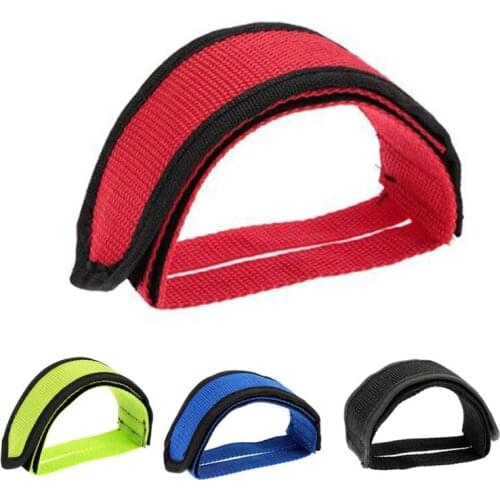 1pair Bicycle Pedal Straps Toe Clip Foot Strap Nylon Belt Adhesivel Bicycle Pedal Tape Fixed Gear Bike Cycling Foot Cover