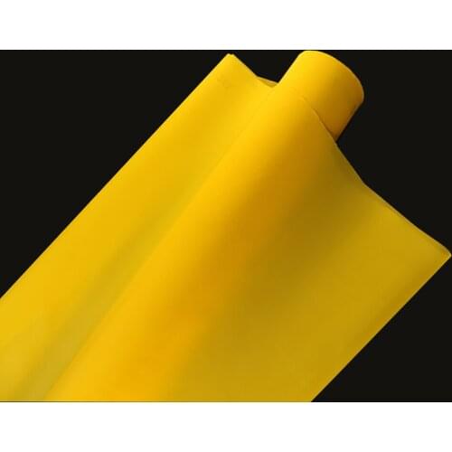 165T 420Mesh 27UM Yellow 1Meter Polyester screen printing mesh stencil fabric 100% polyester monofilament mesh