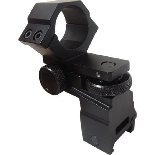 25.4mm Diameter Ring Tactical Laser Sight Flashlight Rifle Scope Mount Adjustable Elevation Windage for 21mm Rail System