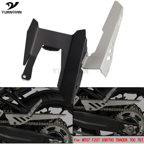 Motorcycle Aluminum Belt Guard Protector Chain Cover Guard For YAMAHA XSR700 XSR 700 XTribute 2021 MT-07 MT07 MT 07 FZ07 FZ-07