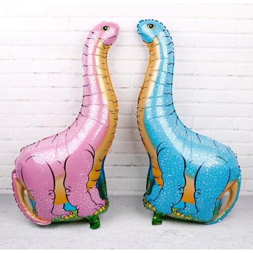 Large Dinosaur Aluminum Foil Balloon 66*96cm Carnivorous Animal Jungle Party Decoration Helium Globos Baby Shower Kid Toy