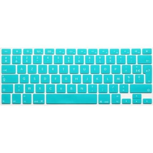 For Macbook 13/15/17" Free Shipping 2015 EU Version French Multicolor Soft Silicone Keyboard Cover Protector