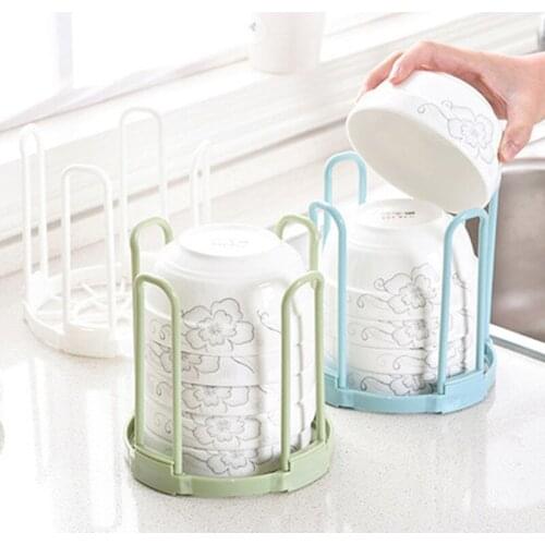 Hokerbat 1x Plastic Dish Plate Drying Rack Bowl Holder Storage Rack Drainer Kitchen Organizer Rack Cozinha Kitchen Accessories