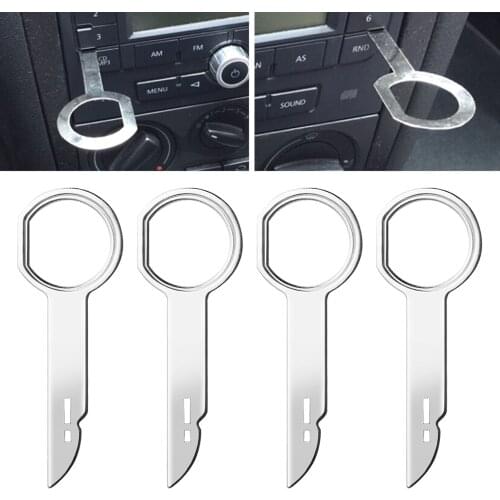 Car Radio Removal Key Pin Tool Stereo Head Unit Audio Tools for Skoda Octavia Rapid Fabia Superb Kodiaq Scala Karop Kamiq