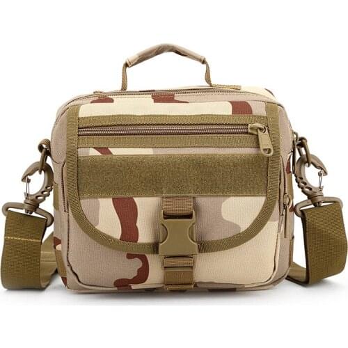 Men Women Outdoor Sports Camouflage Waterproof Small Shoulder Bag Cycling Climbing Travel Molle Tactical Cross Body Bags Handbag