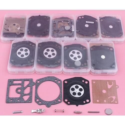 10pcs/lot Carburetor Repair Rebuild Diaphragm Kit For Husqvarna 362 365 371 372 Walbro Type Chainsaw Replace Spare Part