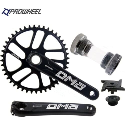PROWHEEL 40T 42T 44T 46T 48T Road Bike Crankset 9/10/11/12Speed 170/172.5mm Crank GXP Chainring with Bottom bracket BB Crank set