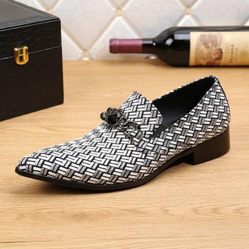 Men Shoes Genuine Leather Dress Pointed Toe Shoes Fashion Business Formal Men Dress Loafers Male Oxford Shoes Zapatos De Hombre