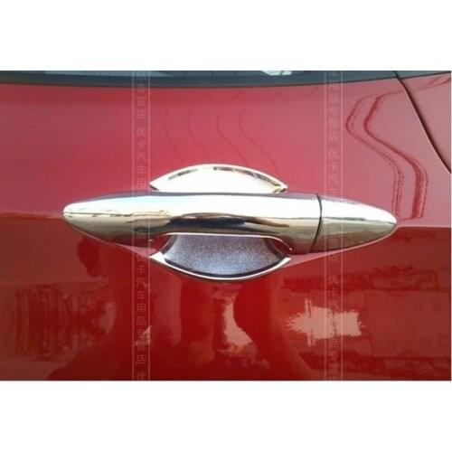 ABS Chrome Door Handle Cover Trim For Hyundai SOLARIS VERNA i25 Accent 2011 2012