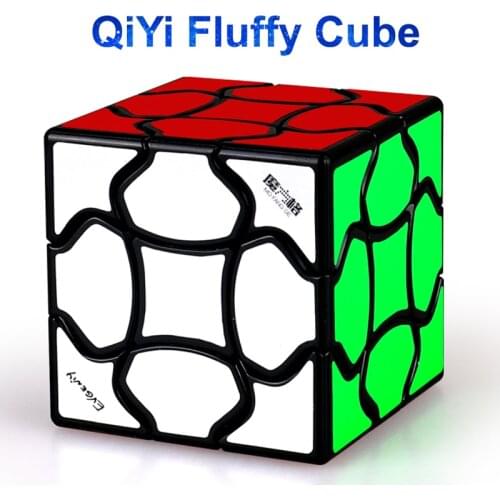 QiYi Fluffy 3x3 Magic-Cube QIYI MOFANGGE 3x3x3 Speed Cube 56mm No Magnetic Puzzle Stickerless Cubo Magico Toys Gift for Children