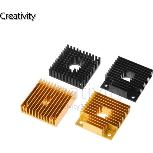 3d printer heat sink MK7 MK8 extruder aluminum block 40x40x11 mm for MK7 extruder MK7/8 multi-slot heat sink 40*10mm Heatsink