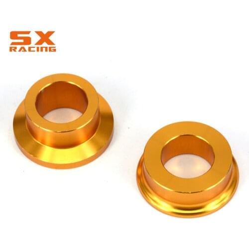 Motorcycle Aluminum Rear Wheel Hub Spacers Set For SUZUKI DRZ400S DRZ400E DRZ 400S 400E 2000-2015 RMX250 1996-2016
