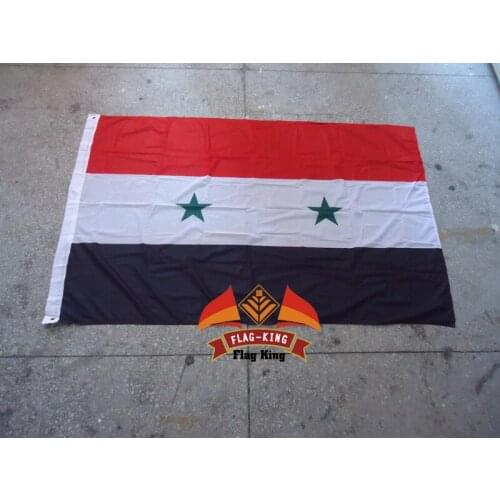 SYRIA national flag ,SYRIA country flag, 150*210CM,, Anti-UV,Digital Printing