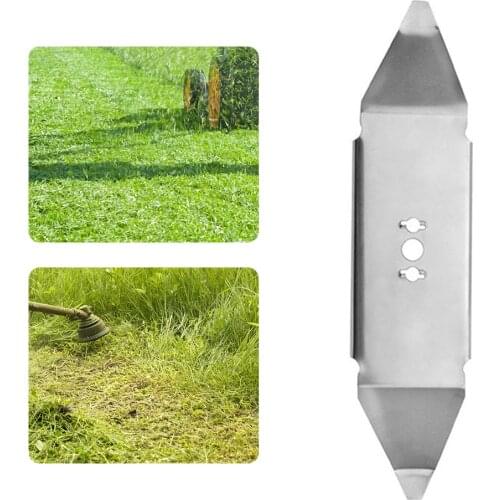 Stainless Steel 2 Teeth Replacement Brush Cutter Blade Grass Trimmer Knife Cutting Disc Lawn Mower Fittings Accessories