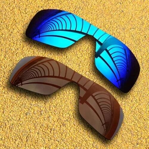 Ice Blue&Brown Polarized Replacement Lenses for-Batwolf Frame 100% UVA & UVB