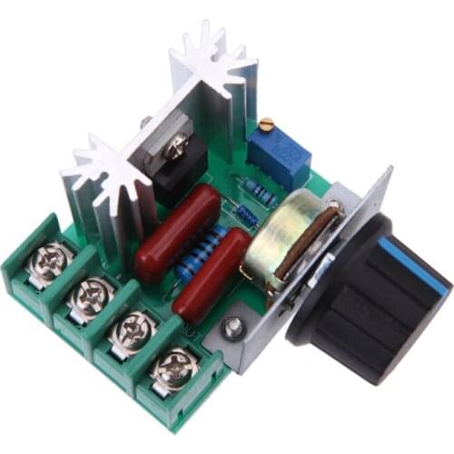AC 220V 2000W SCR Voltage Regulator Dimming Dimmers Motor Speed Controller Thermostat Electronic Voltage Regulator Module
