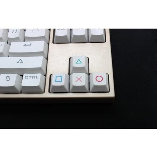Thick PBT Dye Sub Beige Cherry Profile R1 Novelty Keycaps Arrow Keys For Cherry MX Mechanical Gaming Keyboard