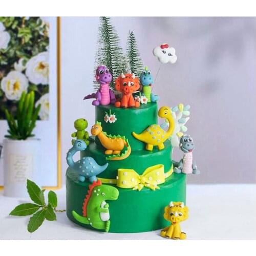 Dinosaur Theme Parti Cake Topper Dinosaur Jungle Safari Birthday Party Decor Boy Dinosaur Cake Decor Jurassic World Party Decor