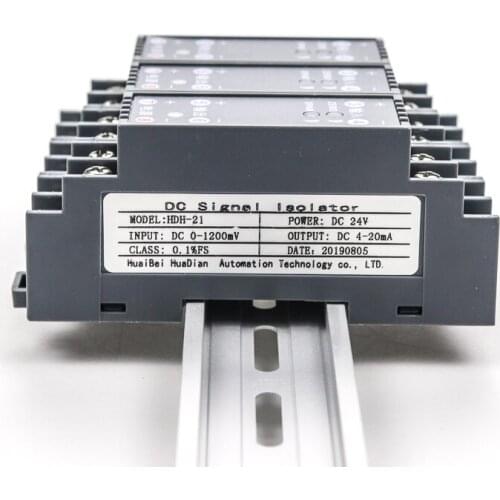 High Voltage 0-300V DC Current Voltage Transducer 4-20mA Output