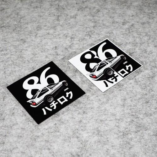NO.S355 Japanese JDM AE86 Modified Car Sticker Waterproof Scratches Cover Drifting Racing Car Stickers and Decals