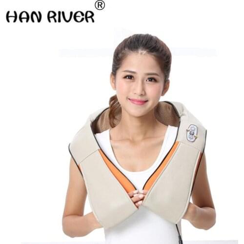 110 v - 220 v neck massage 4 d heat kneading massage shawl The neck shoulder and cervical shoulder massager