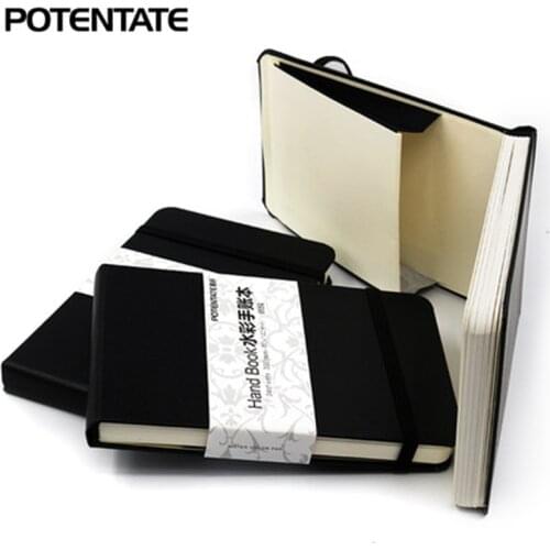 POTENTATE 300gsm 24 Sheets Watercolor Hand Account Book/Pad/Paper Sketch Notebook Water Color Handbook Art Drawing Book/Paper