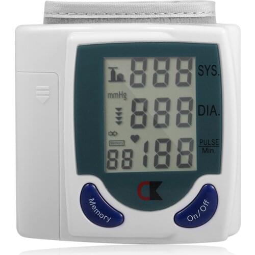 Health Care Automatic Digital Wrist Monitor for Measuring Heart Beat And Pulse Rate DIA Sphygmomanometer Pulse Meter Measure