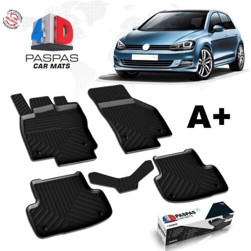 FOR VOLKSWAGEN GOLF 7 BRAND CAR RUBBER MAT CUSTOM PRODUCTION DESIGNED HARDWARE 2013 2014 2015 2016 2017 2018 2019 2020 2021 MODEL
