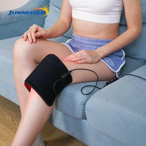 Physiotherapy Device Red Infrared Light Therapy Belt For Pain Relief Flexible Wearable Wrap Leg&Arms Calf Pad Body Massage
