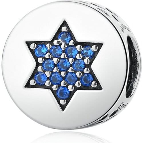 Hot Sale Authentic 925 Sterling Silver 14 Style Blue Ocean Heart Beads Fit Original 3mm Bracelet DIY Jewelry Dropshipping