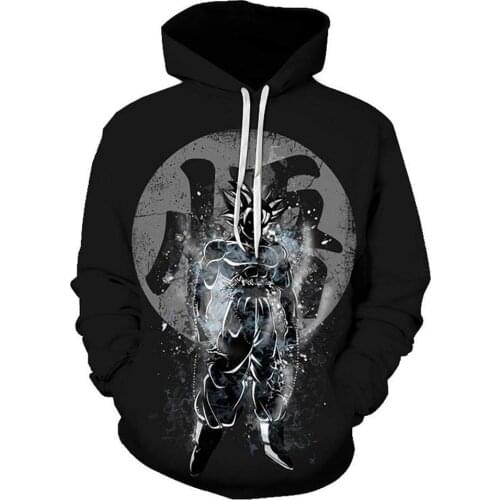 Harajuku 3D Hoodies New Anime 2021 Goku Unisex 3D Print Streetwear Punk Hoodies Men Women Hip Hop Hooded Sweatshirt