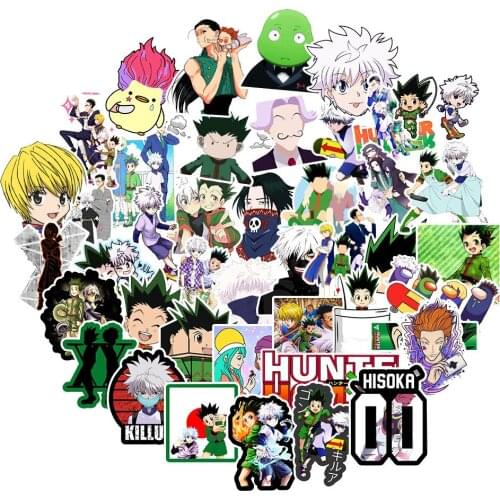 HUNTERxHUNTER Comic Japanese Anime Stickers GON FREECSS Killua Zoldyck DIY Scrapbooking Dary Planner Journal Stationery Sticker