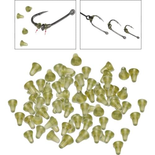 Hook Stops Beads Carp Fishing Tackle Up Bait Rig Stopper Holder Green