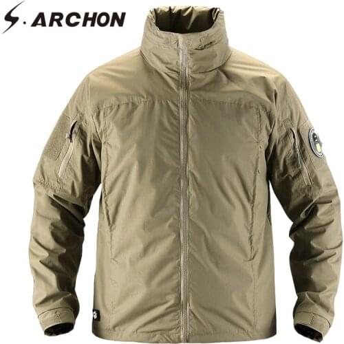New Lightweight Combat Military Tactical Jackets Men Waterproof Breathable Bomber Jackets Casual Soft Army Coats