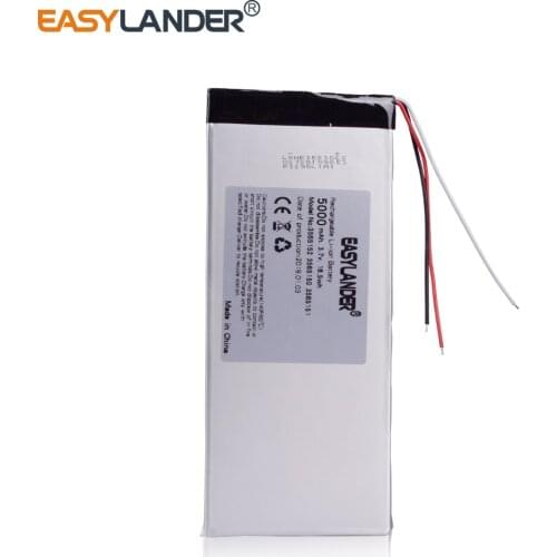 3 line 1pcs 3263156 3.7V 5000mAh Rechargeable li Polymer Li-ion Battery For 8 inch 9inch Tablet PC CHUWI Hi8 hi8 pro xv8 DVD DVR