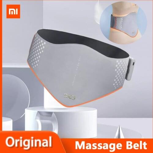 Xiaomi SKG Massage Belt W5 EMS+TENS Pulse 6 Zone Hot Compress Massage Type-C Charging Mijia APP Smart Control Waist Massage