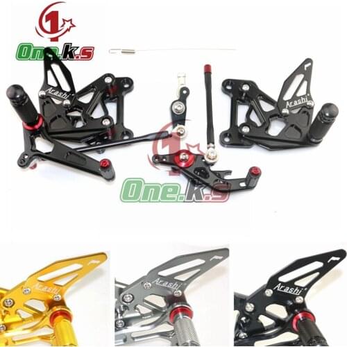 CNC Motorcycle Foot Pegs Rest Rearset Rear Set Footrest For MV AGUSTA BRUTALE 675 800 2012 2013 2014 2015 2016 2017
