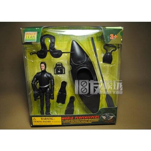 Power Team Special Forces World Peacekeepers Scale 1/18 Soldier Kayak Diver Accessories Set Joints Movable Action Figure Toys