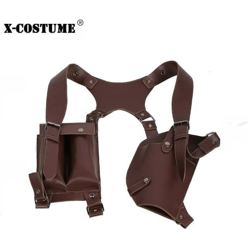 XCOSER Uncharted Francis Drake Shoulder Holster Belt Cosplay Costume Props and Accessories Thiefs End Halloween Christmas Gifts