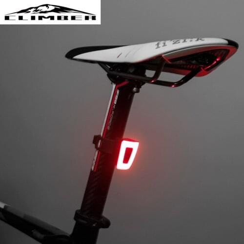【New store 】 Bicycle Light Multifunctional Ultralight USB Chargable Cycling Helmet Bike Rear Light Safety Night Bike Accessories