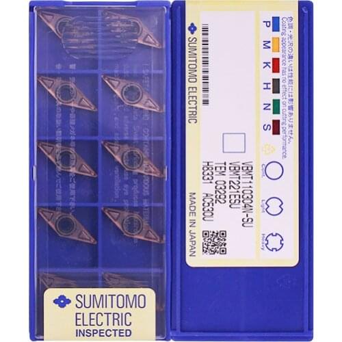 Original Carbide Insert CNC VBMT110304N-SU AC530U For Blade Processing