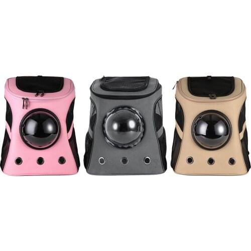 Pet Cat Carrier Backpack Travel Puppy Space Capsule Bubble Carry Bag Outdoor Hiking Travel Portable Dogs Breathable Bag