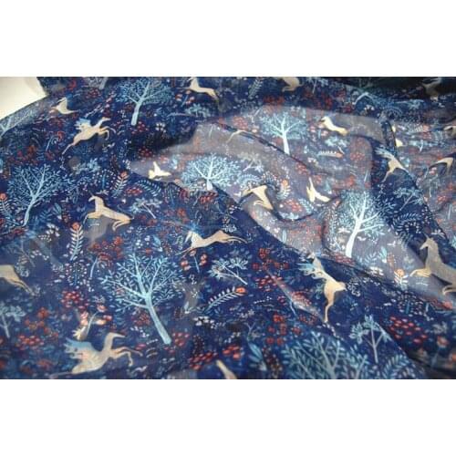 Silk Georgette Chiffon Fabric Dress Elegant Lightweight Skirt Shirt DIY Sewing