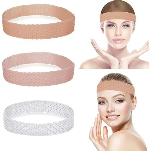 Silicon Wig Band 1Pcs/Lot Wig Grip Band Non Slip Silicon Wig Grip Transparent Black Brown Headband For Fix Wigs Adjustable