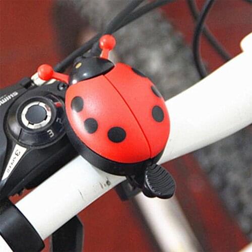 Cute Ladybug Bicycle Bell Mountain/road Bike Accessories New Safety Warning Child children Handlebar Cute Child Beetle Horn